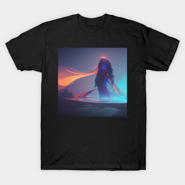 Cosmic Flow T-Shirt by Feychild333